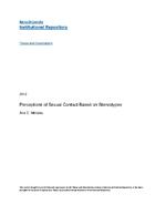 Perceptions of sexual contact based on stereotypes